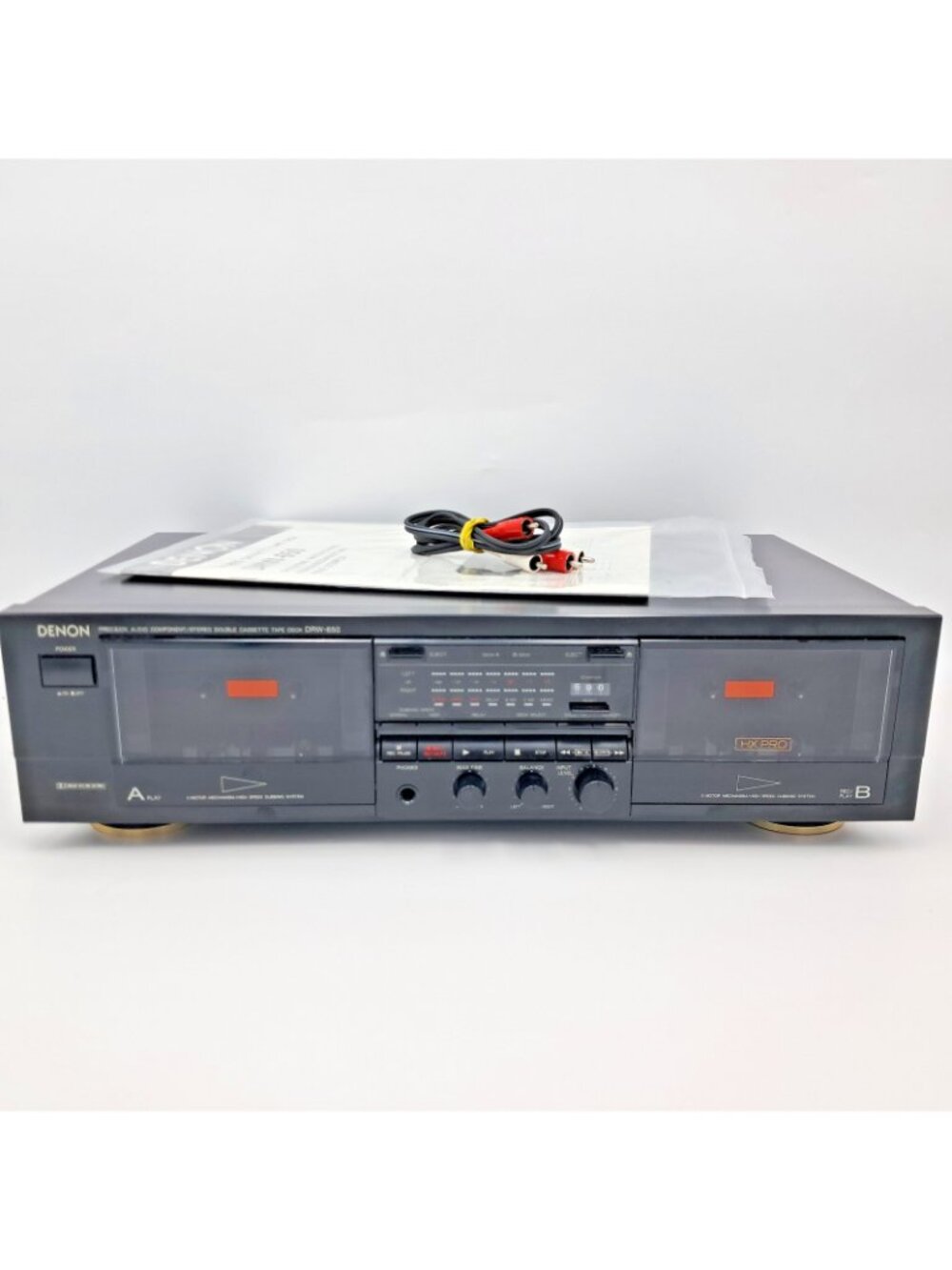 Denon DRW-650 Dual Tape Deck-High Speed Dubbing - Dolby NR - Fully Tested-Video - Picture 14 of 14